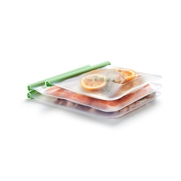 Set de 3 bolsas reutilizables planas Lékué - Verde - Lékué