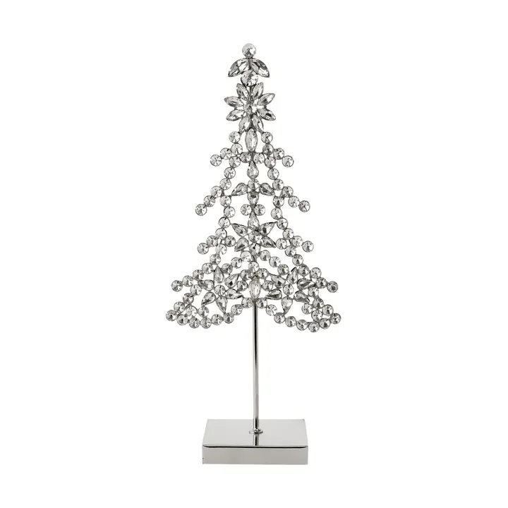 Ada tree detalle decorativo - Plateado, 14x8x32 cm - Lene Bjerre