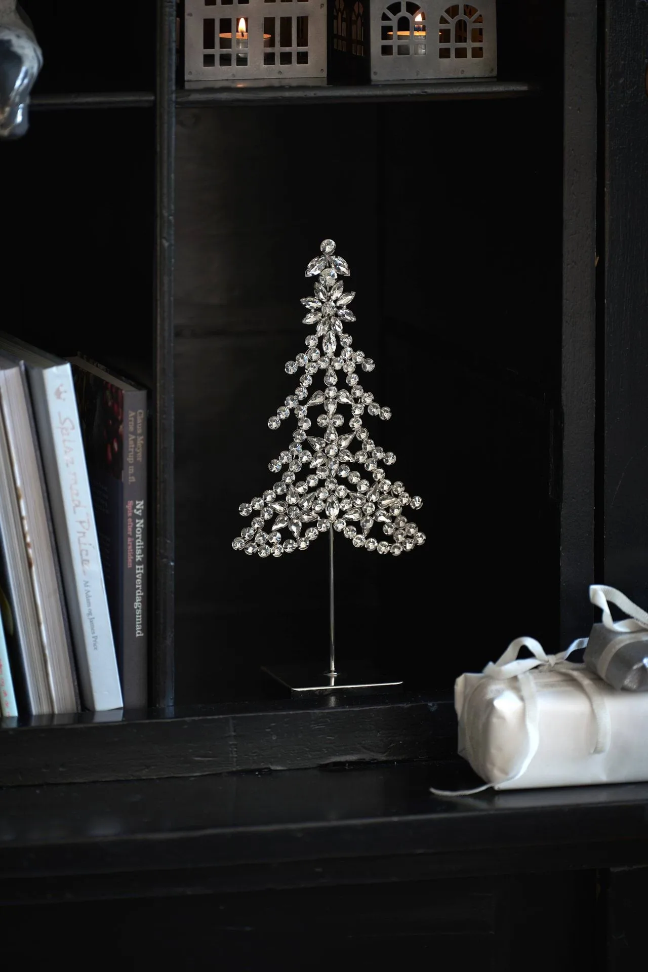 Ada tree detalle decorativo, Plateado, 14x8x32 cm Lene Bjerre