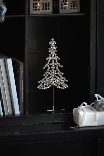 Ada tree detalle decorativo - Plateado, 14x8x32 cm - Lene Bjerre