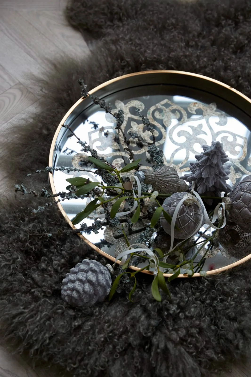 Adorno de Navidad Norille piña 10 cm, Marrón Antiguo Lene Bjerre