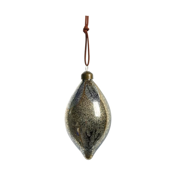 Adorno navideño colgante Nosille 12 cm - Plata-oro - Lene Bjerre