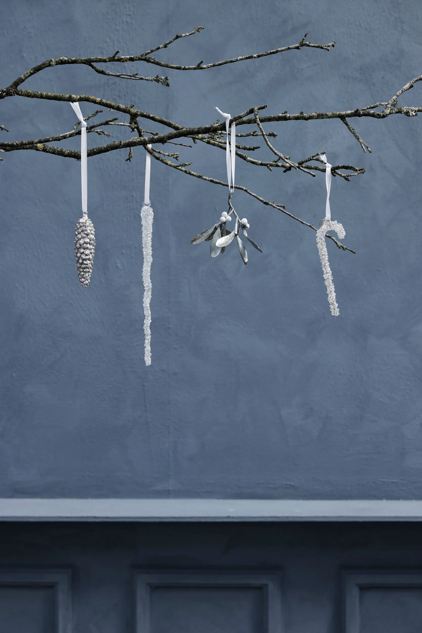 Adorno navideño Cristelle 13,5 cm, Blanco Lene Bjerre