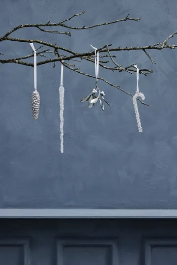 Adorno navideño Cristelle 13,5 cm - Blanco - Lene Bjerre