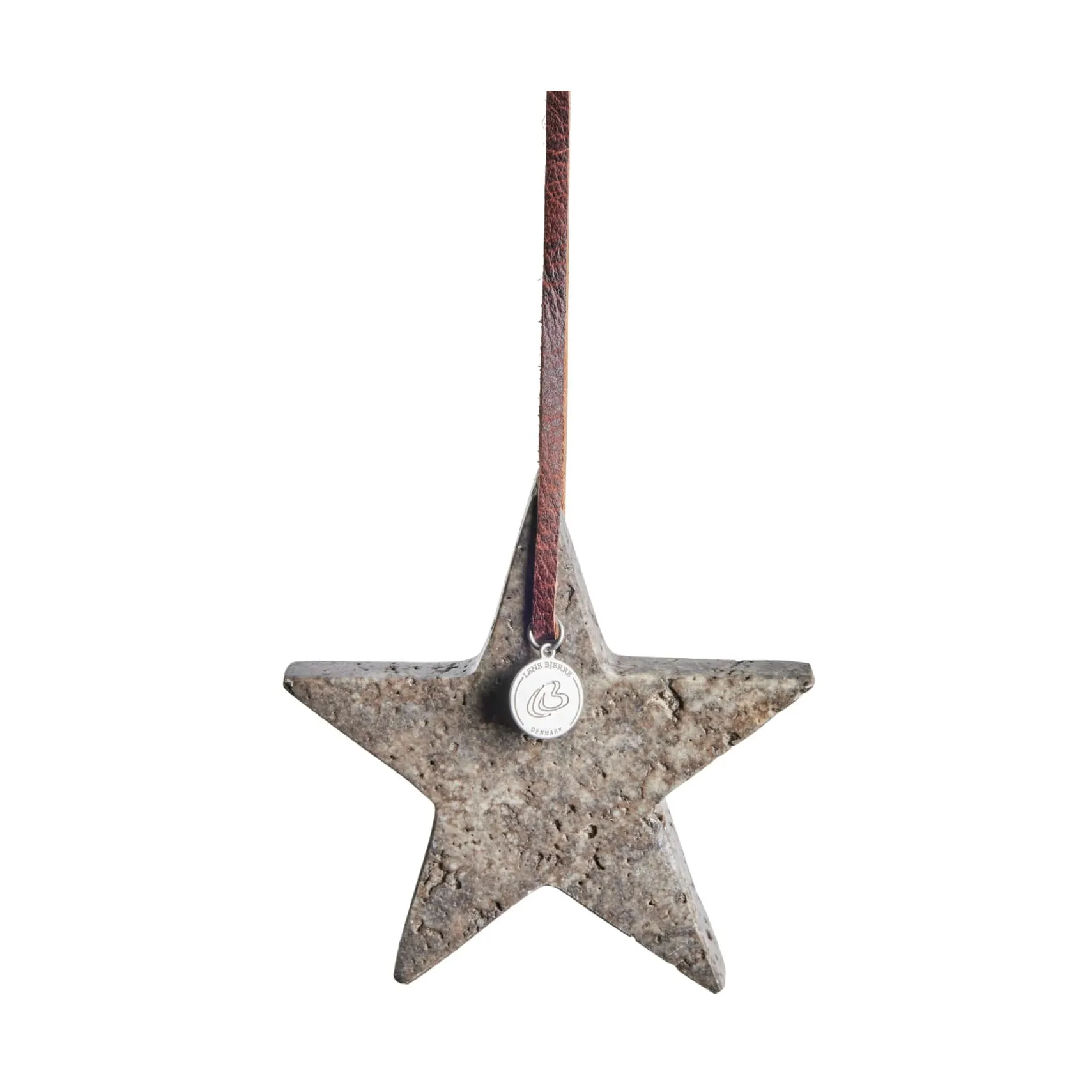 Adorno navideño estrella Elina 10 cm, Marrón Lene Bjerre