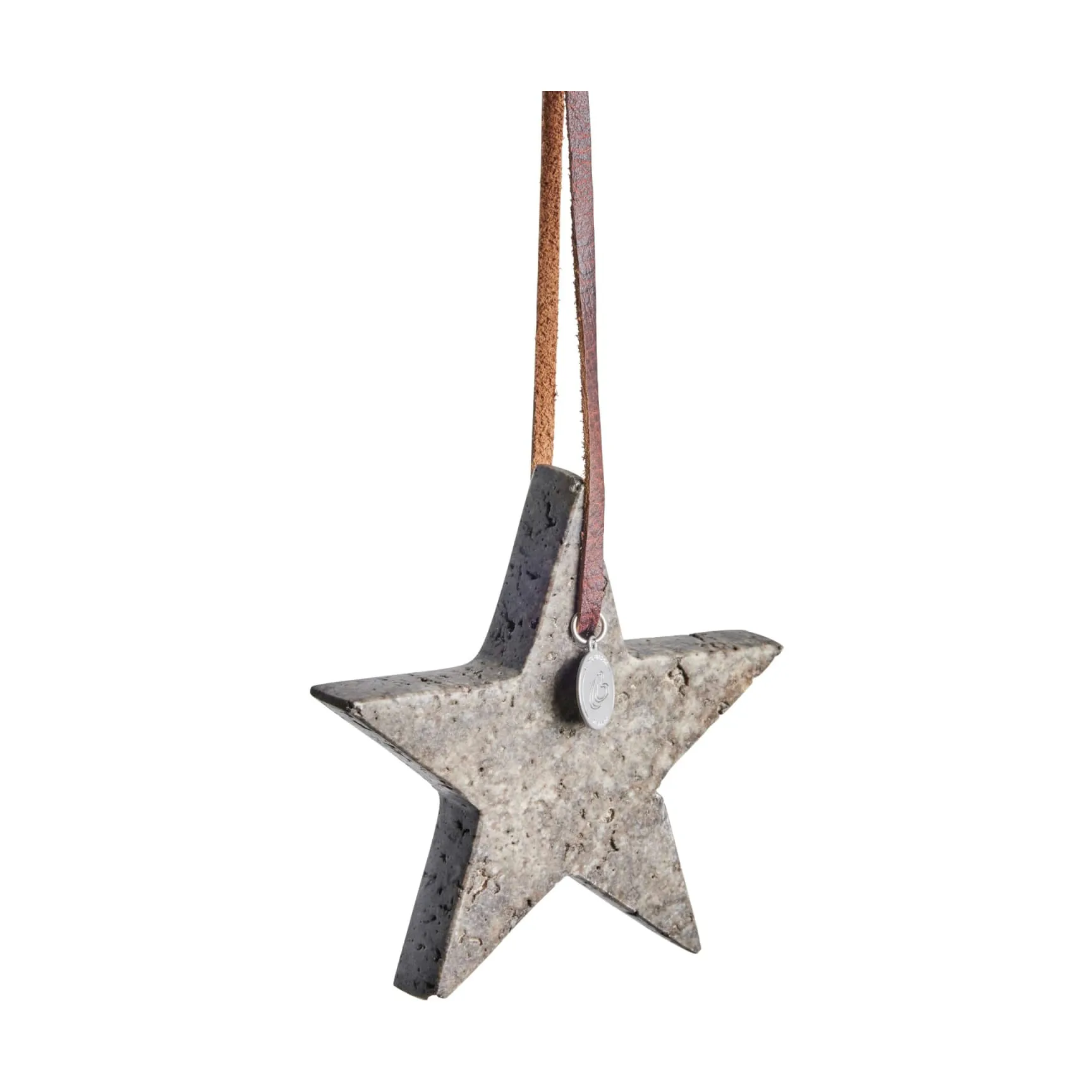 Adorno navideño estrella Elina 10 cm, Marrón Lene Bjerre