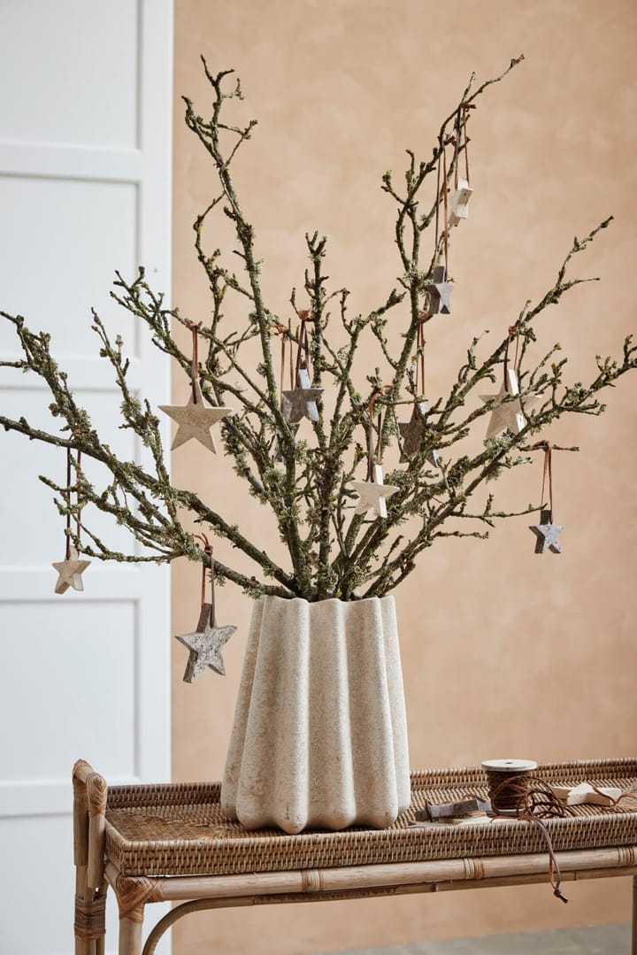 Adorno navideño estrella Elina 10 cm, Marrón Lene Bjerre