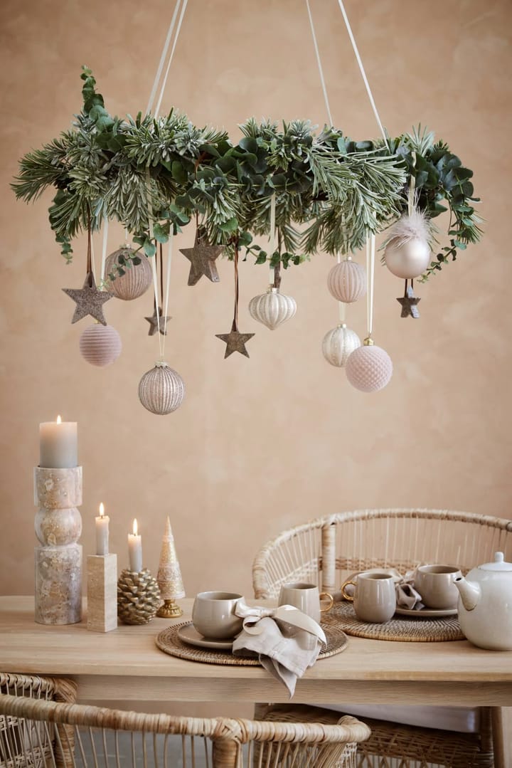 Adorno navideño estrella Elina 10 cm, Marrón Lene Bjerre