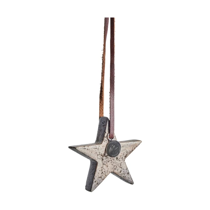 Adorno navideño estrella Elina 6,5 cm, Marrón Lene Bjerre