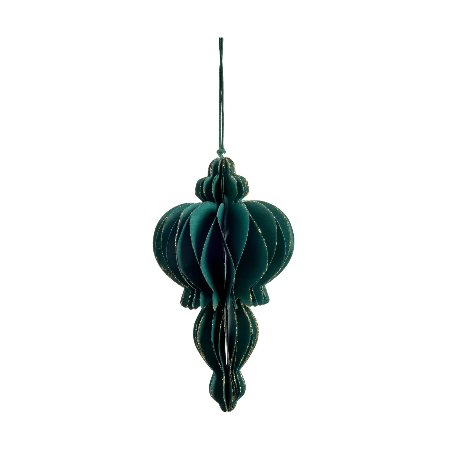 Adorno navideño Pappia 15 cm, Verde oscuro Lene Bjerre