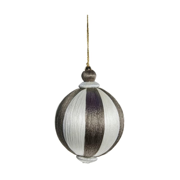 Bola de Navidad Agnes Ø10 cm - Off-white-brown - Lene Bjerre