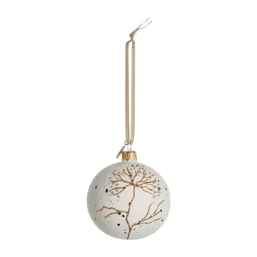 Bola de navidad Cadelia Árbol Ø8 cm - white-light gold - Lene Bjerre