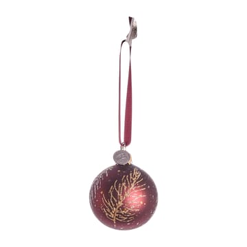 Bola de navidad Cadelia pluma Ø6 cm - pomegranate-light gold - Lene Bjerre
