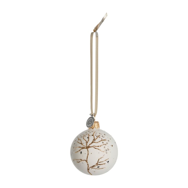 Bola de navidad Cadelia rama Ø6 cm, white-light gold Lene Bjerre