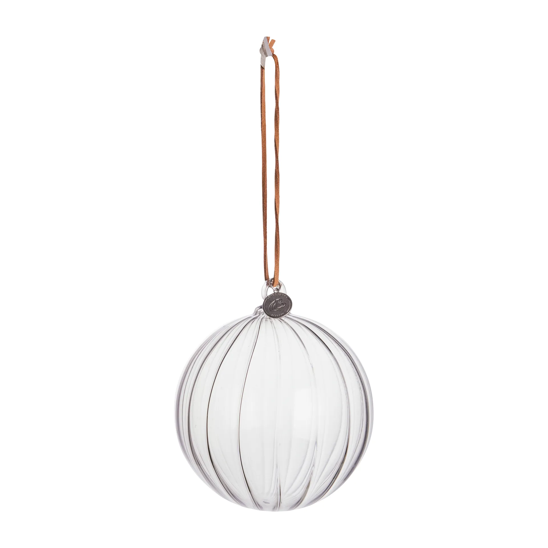 Bola de navidad Clarisse Ø10 cm, dark grey Lene Bjerre