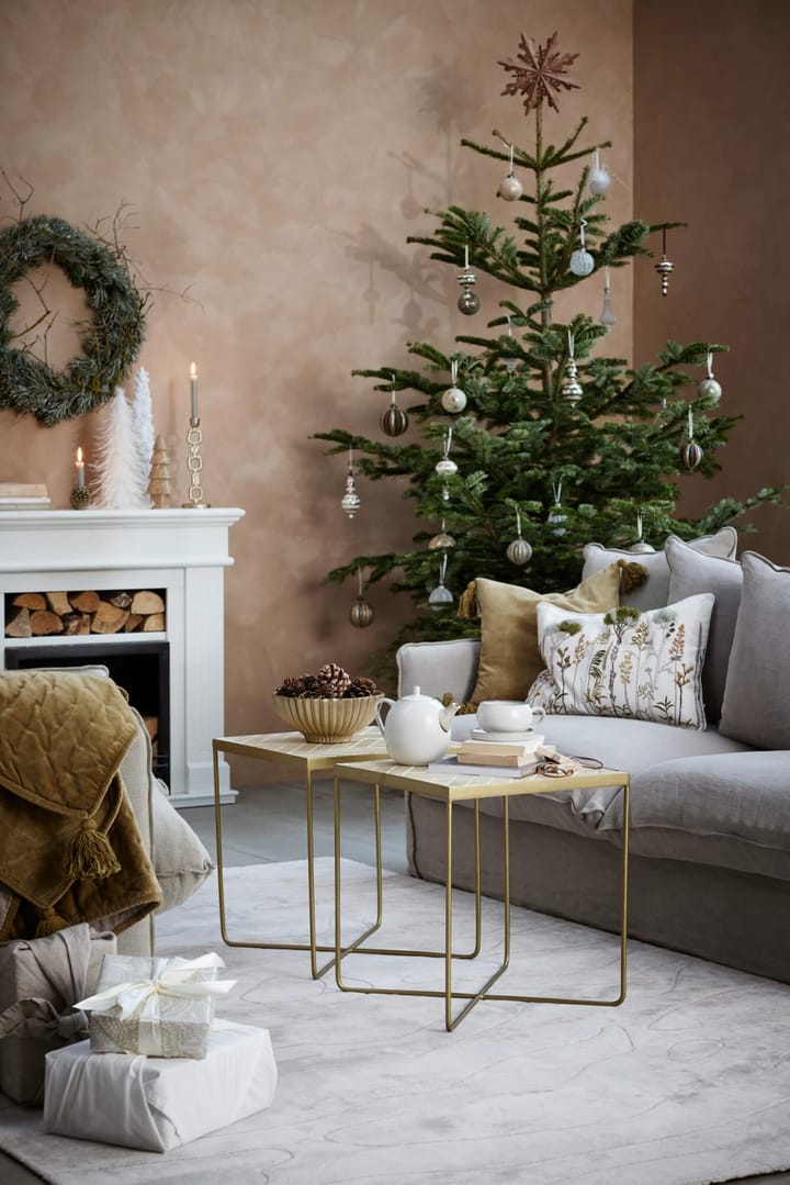 Bola de Navidad Clearena Ø10 cm, Dusty green-gold Lene Bjerre