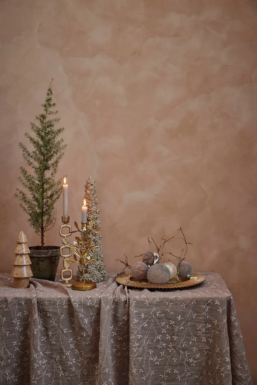 Bola de Navidad Clearena Ø8 cm, Rose-gold Lene Bjerre