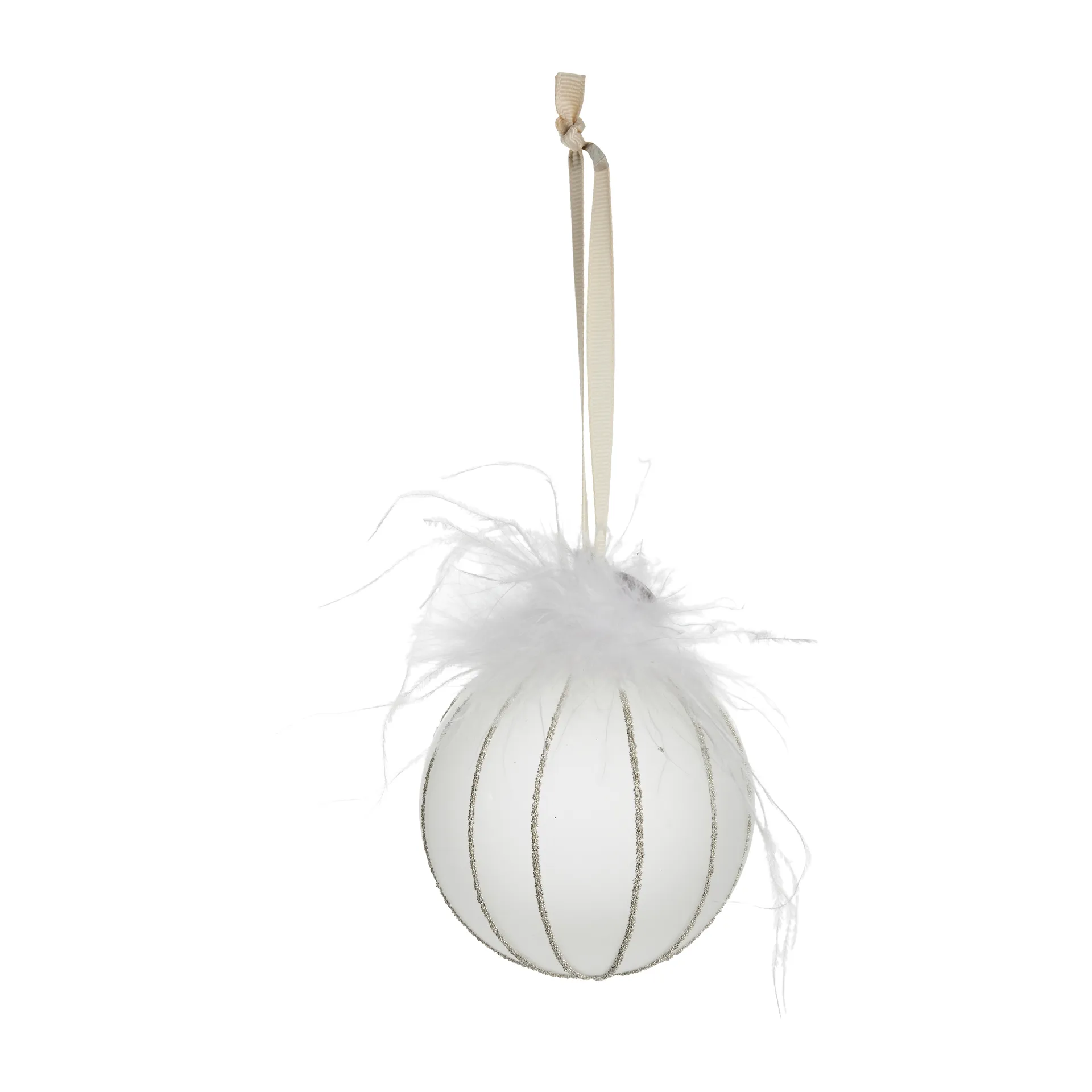 Bola de navidad Norilia Ø9 cm, white Lene Bjerre