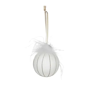 Bola de navidad Norilia Ø9 cm - white - Lene Bjerre