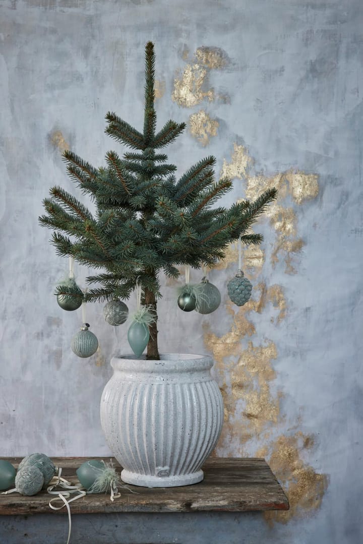 Bola de Navidad Norille Ø11 cm, Dusty green, redes Lene Bjerre