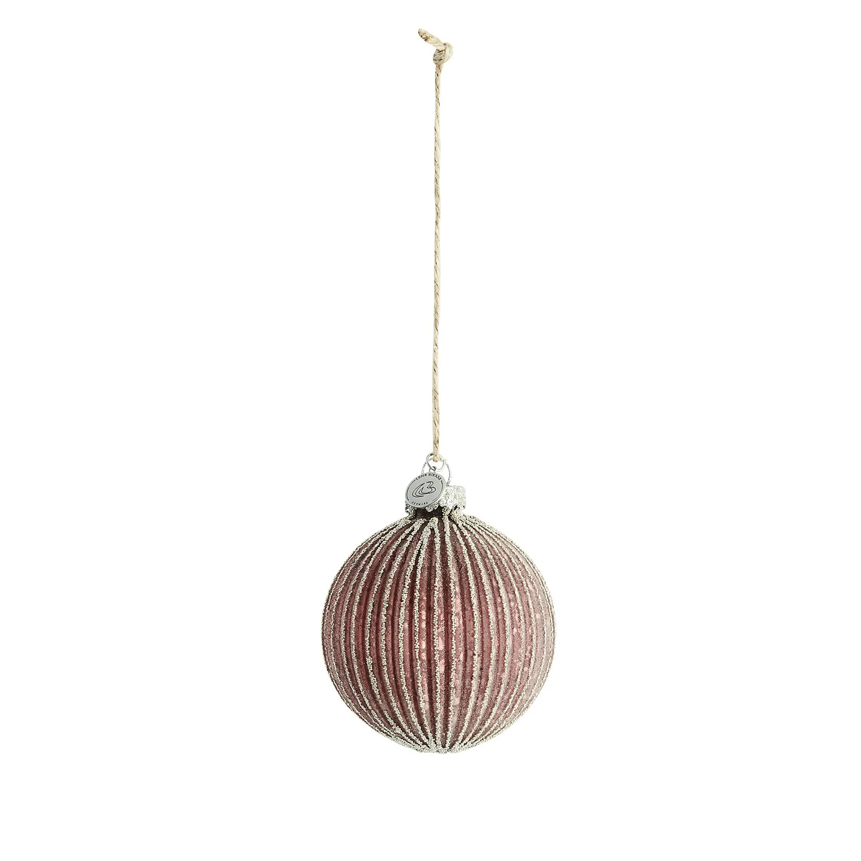 Bola de navidad Norille Ø8 cm, Pomegranate-light gold Lene Bjerre