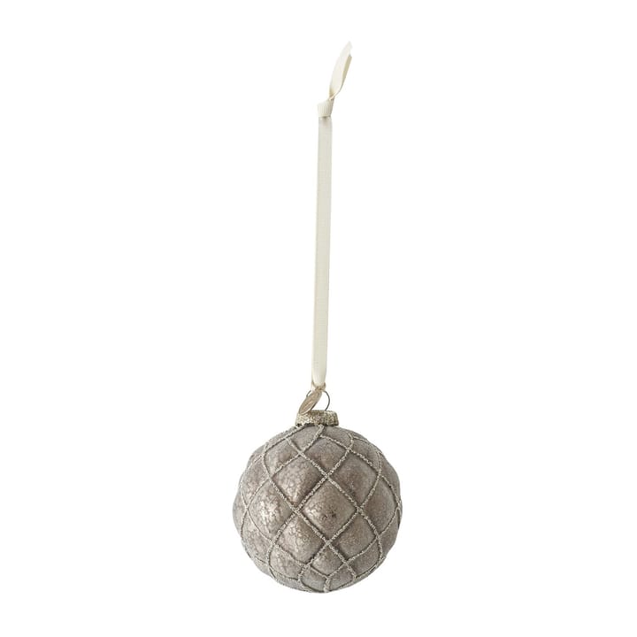 Bola de navidad Norille a cuadros Ø8 cm - Antique brown - Lene Bjerre