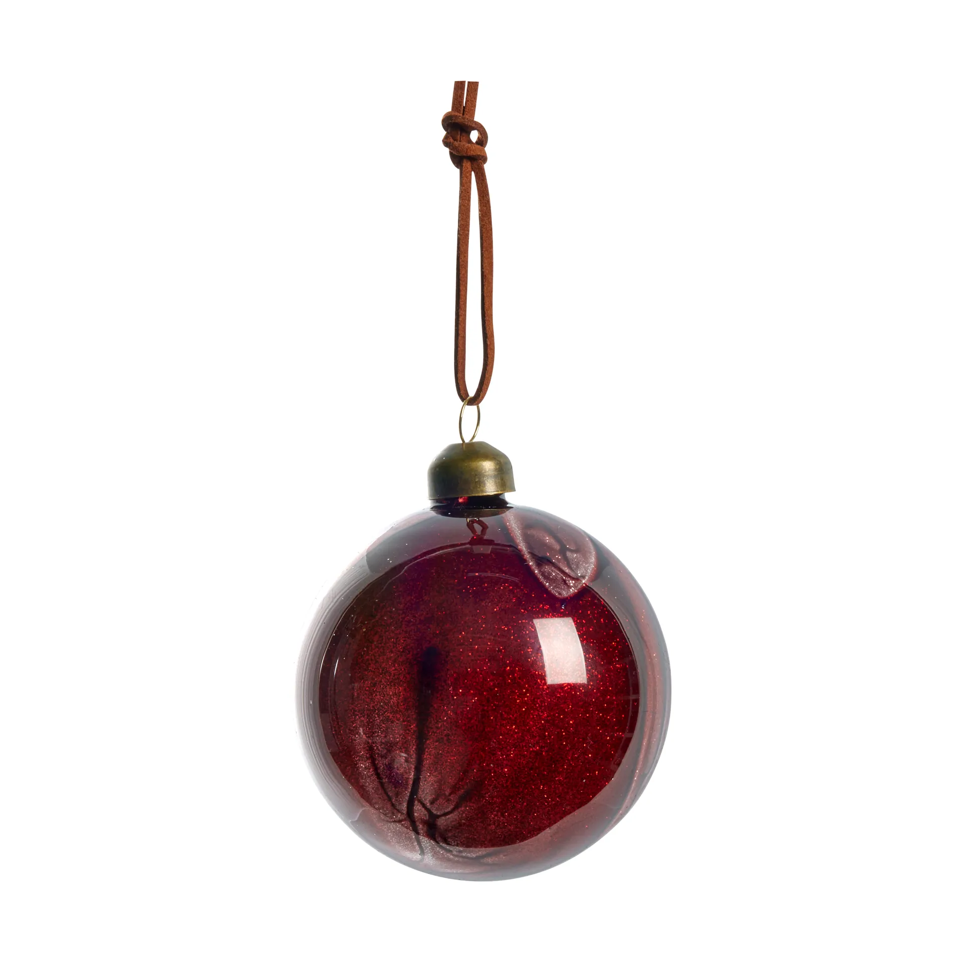 Bola de Navidad Nosille redonda Ø8 cm, Pomegranate Lene Bjerre