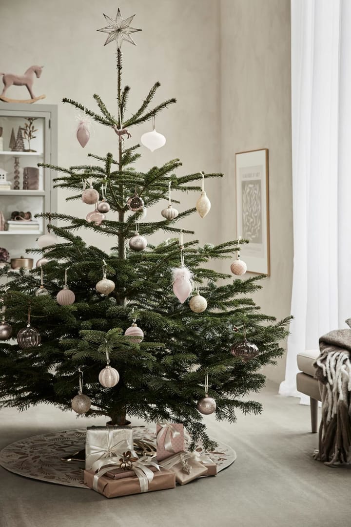 Bola de navidad Velvitie Ø8 cm, Powder, redes Lene Bjerre