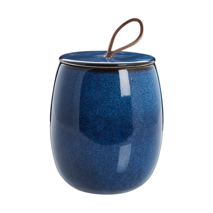 Bote con tapa Amera blue - Ø12 cm - Lene Bjerre