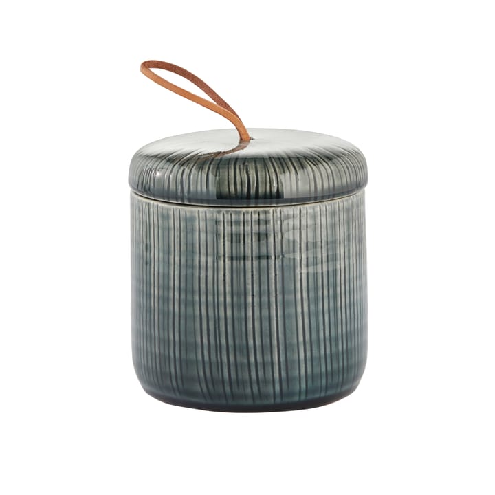 Bote con tapa Callie Ø10 cm - Dark grey - Lene Bjerre