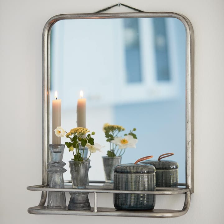 Bote con tapa Callie Ø10 cm - Dark grey - Lene Bjerre