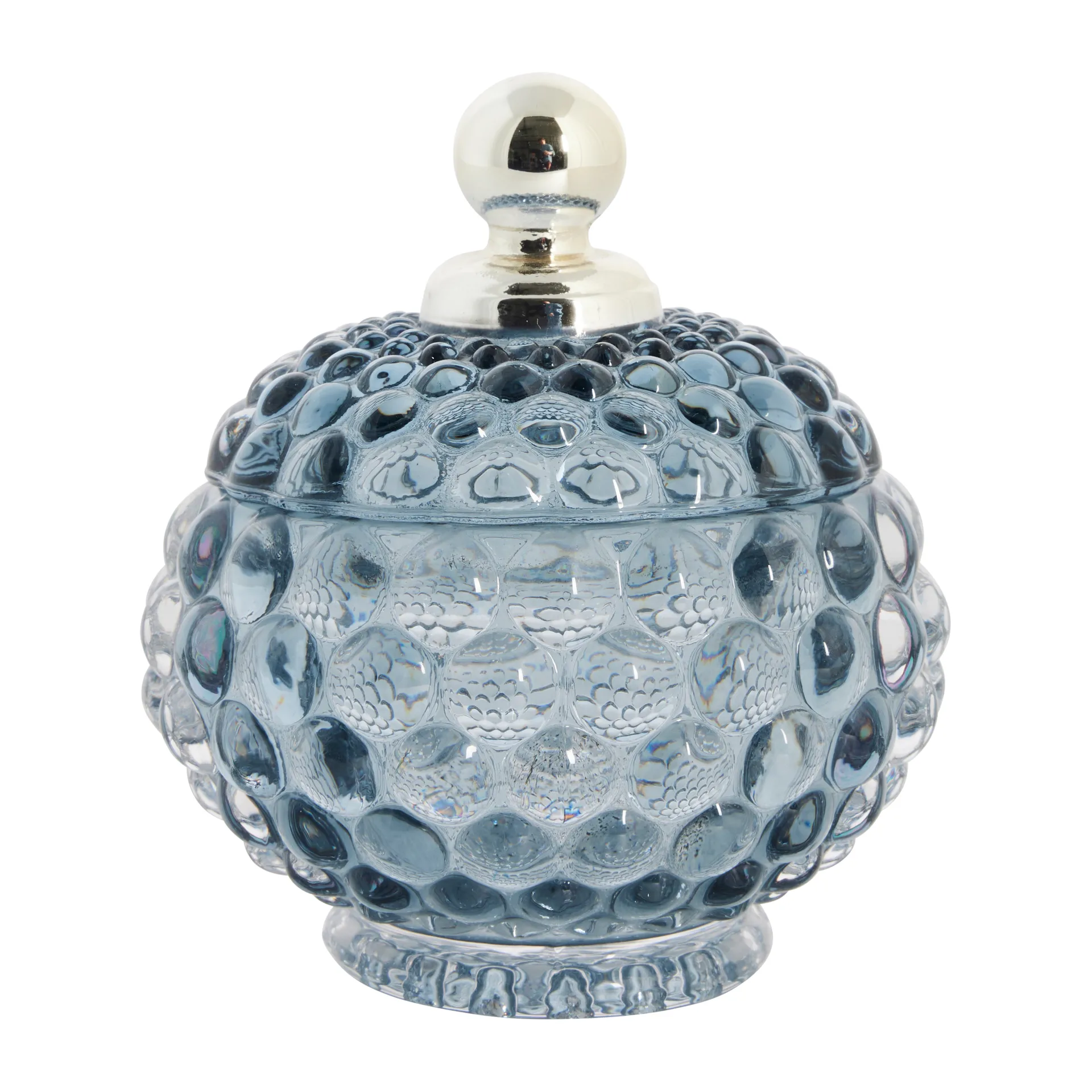 Bote con tapa Miya Ø10 cm, Blue Lene Bjerre