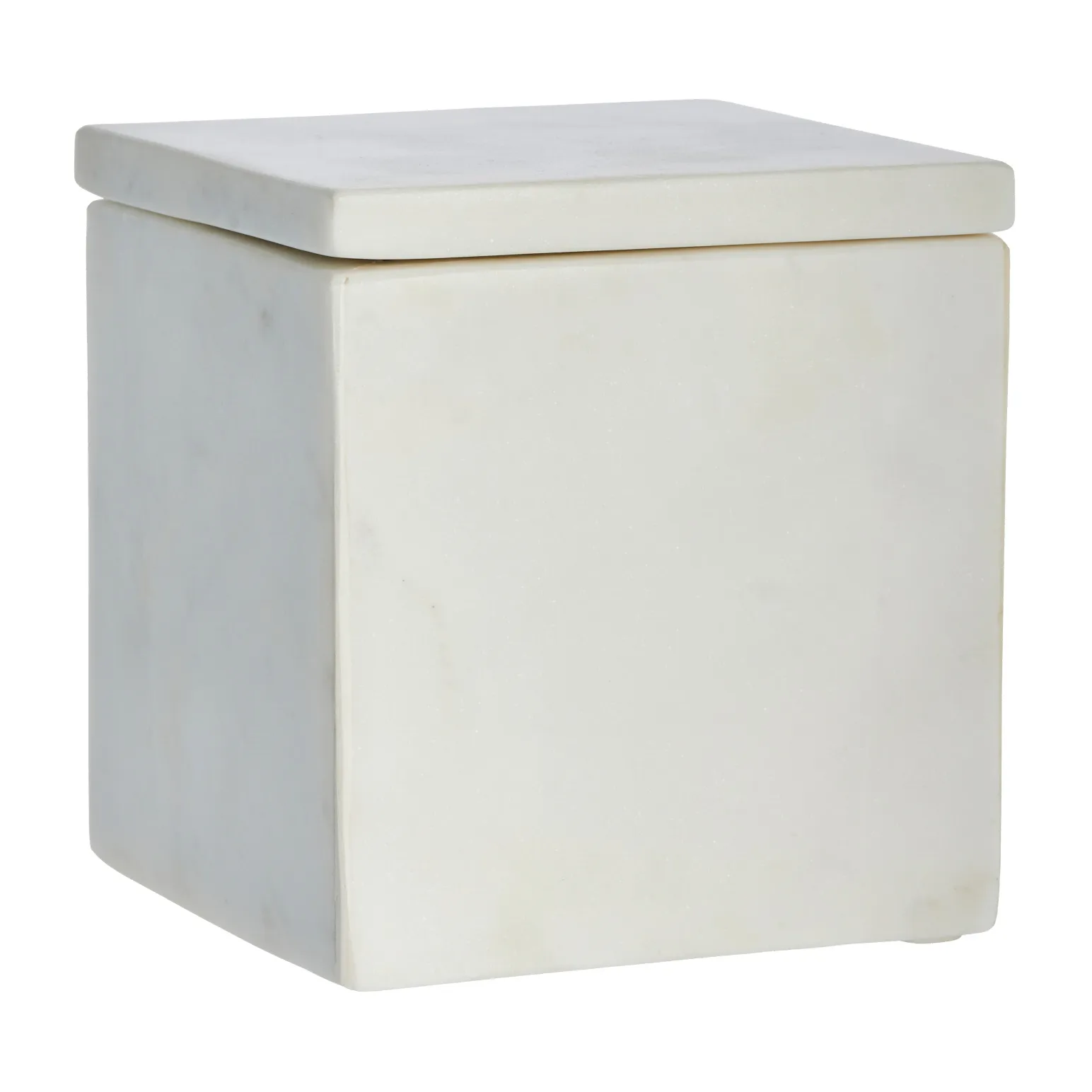 Caja de almacenaje de mármol Ellia 12x12 cm, White Lene Bjerre