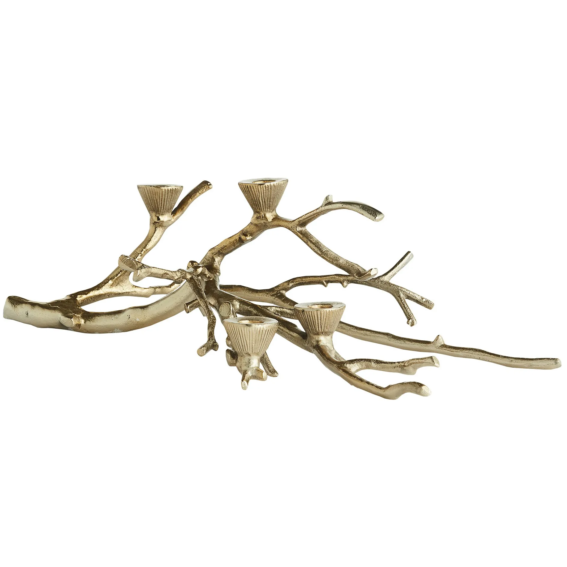 Candelabro Aurelia 16 cm, Light gold Lene Bjerre