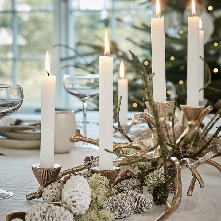 Candelabro Aurelia 16 cm, Light gold Lene Bjerre