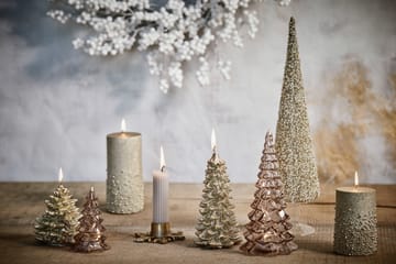 Candelabro Caville copo de nieve 9,5 cm - light gold - Lene Bjerre