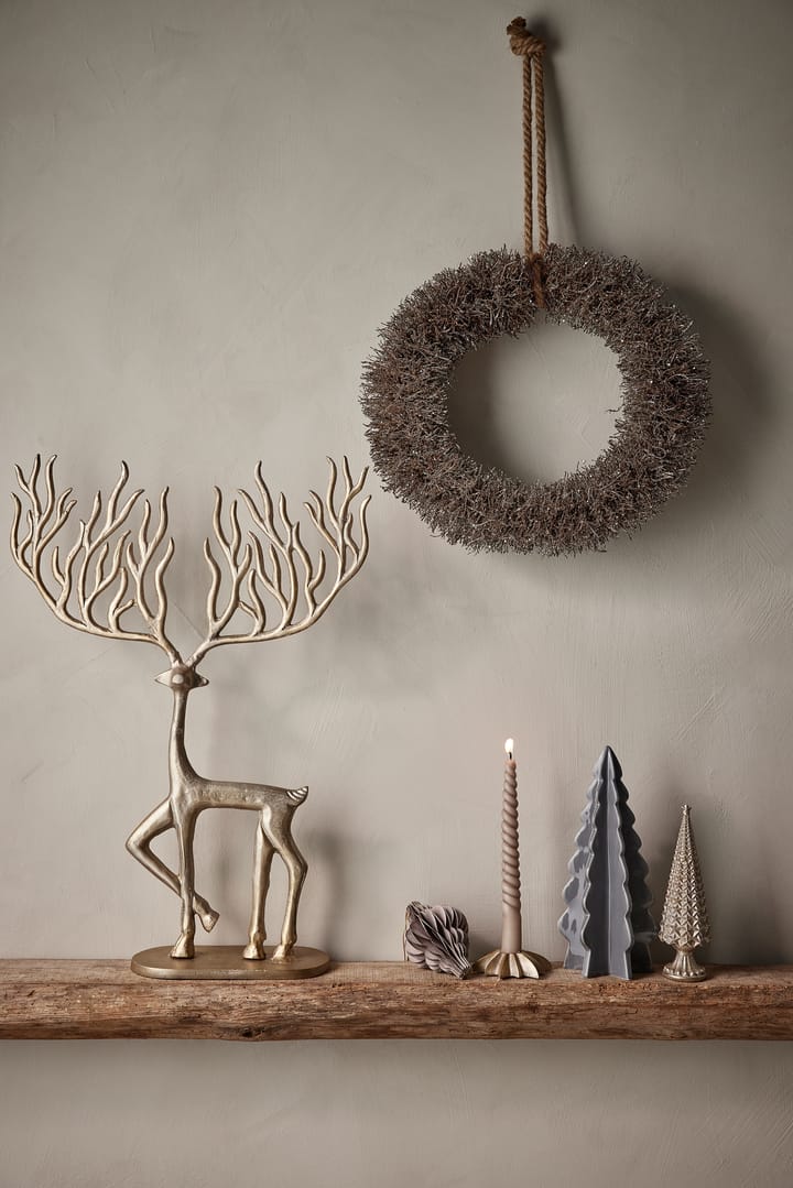Candelabro Caville estrella 9,5 cm, light gold Lene Bjerre