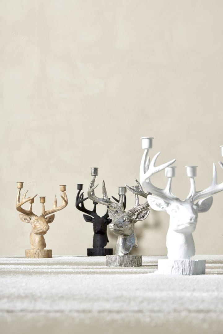 Candelabro ciervo Serafina 31 cm, Dorado antiguo Lene Bjerre
