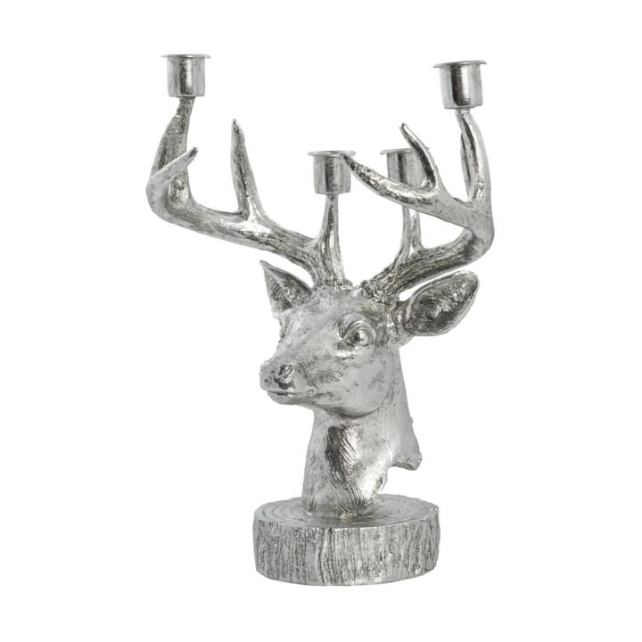 Candelabro ciervo Serafina 31 cm, Plata Lene Bjerre