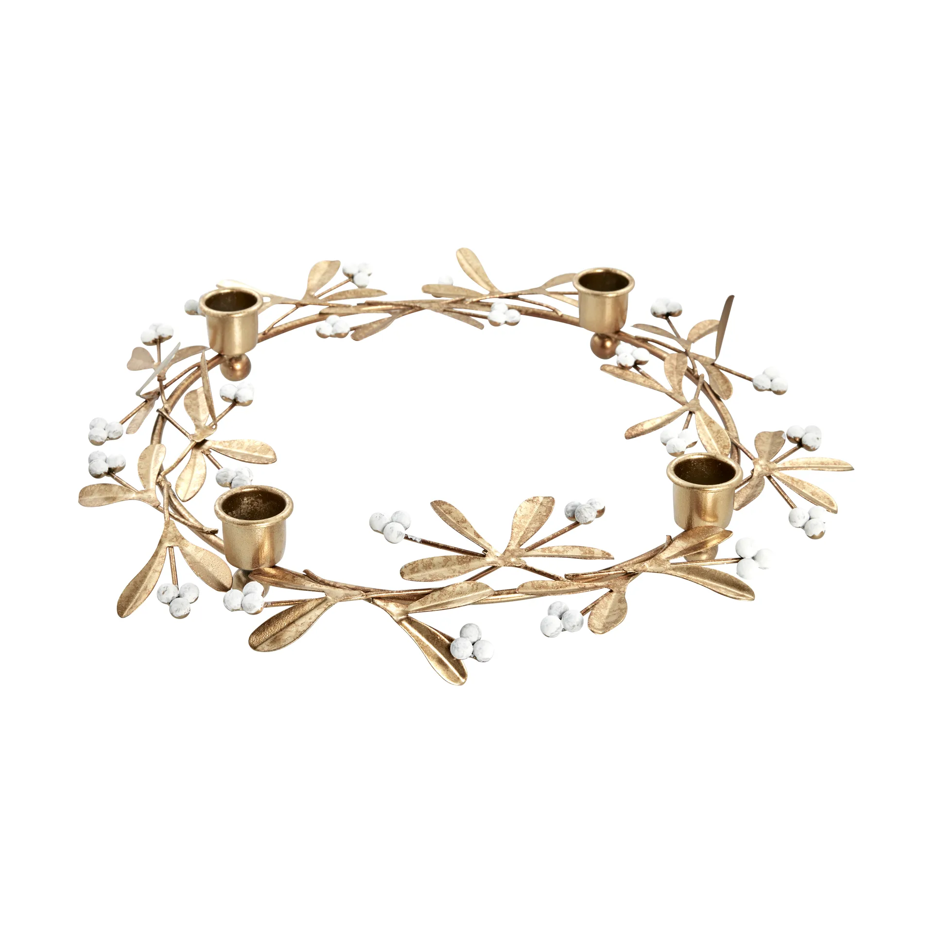 Candelabro de Adviento Missia Ø33 cm, Light gold Lene Bjerre