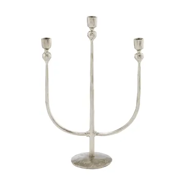 Candelabro Imelia - Plateado, 16x7x24,5 cm - Lene Bjerre