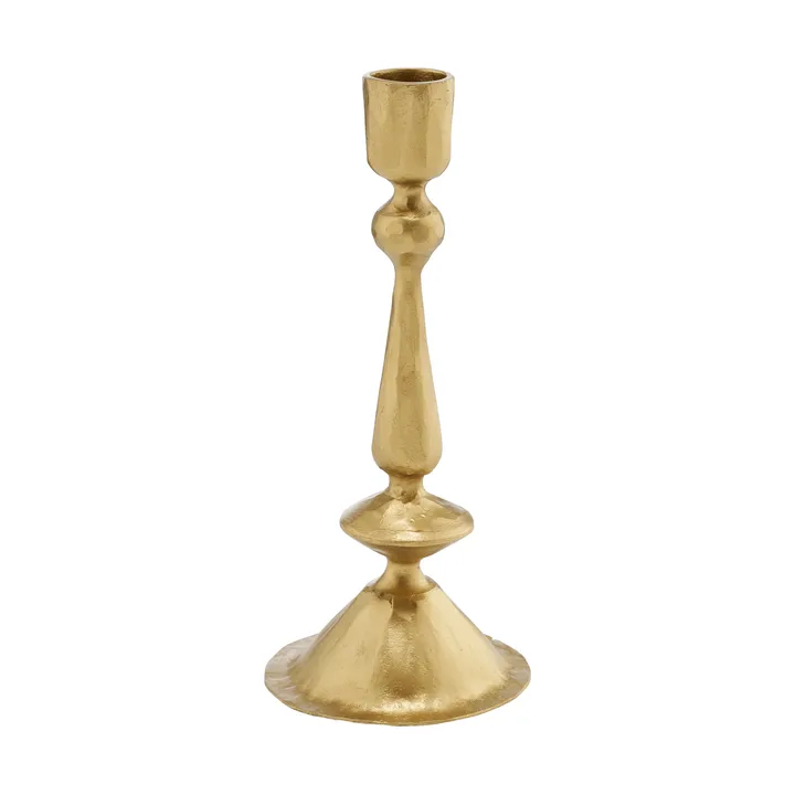 Candelabro Inine - Dorado, 8x8x20 cm - Lene Bjerre