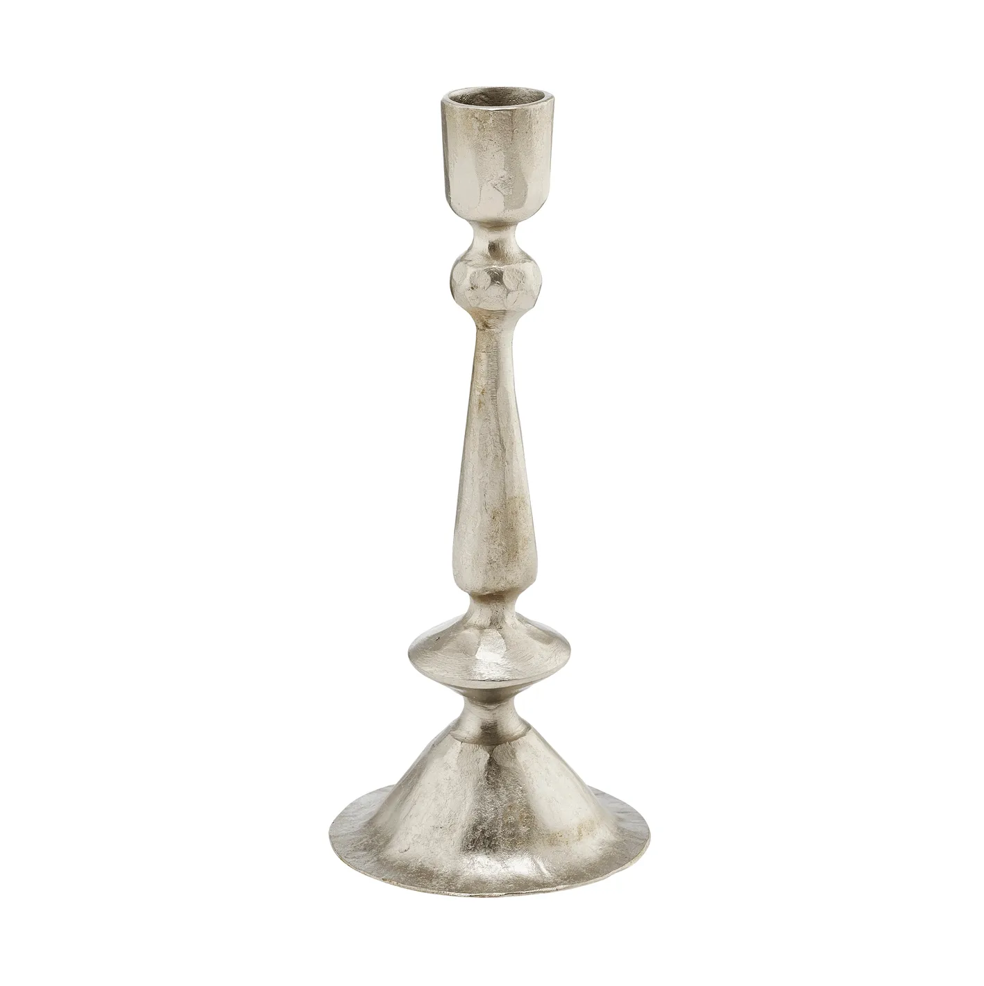 Candelabro Inine, Plateado, 8x8x20 cm Lene Bjerre