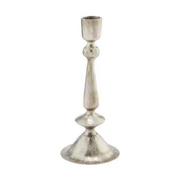 Candelabro Inine - Plateado, 8x8x20 cm - Lene Bjerre