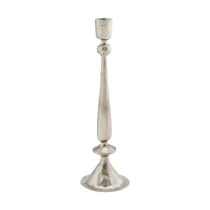 Candelabro Inine - Plateado, 9x9x29 cm - Lene Bjerre