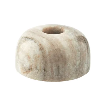 Candelabro Marmilla Ø7,5 cm - Light brown marble - Lene Bjerre