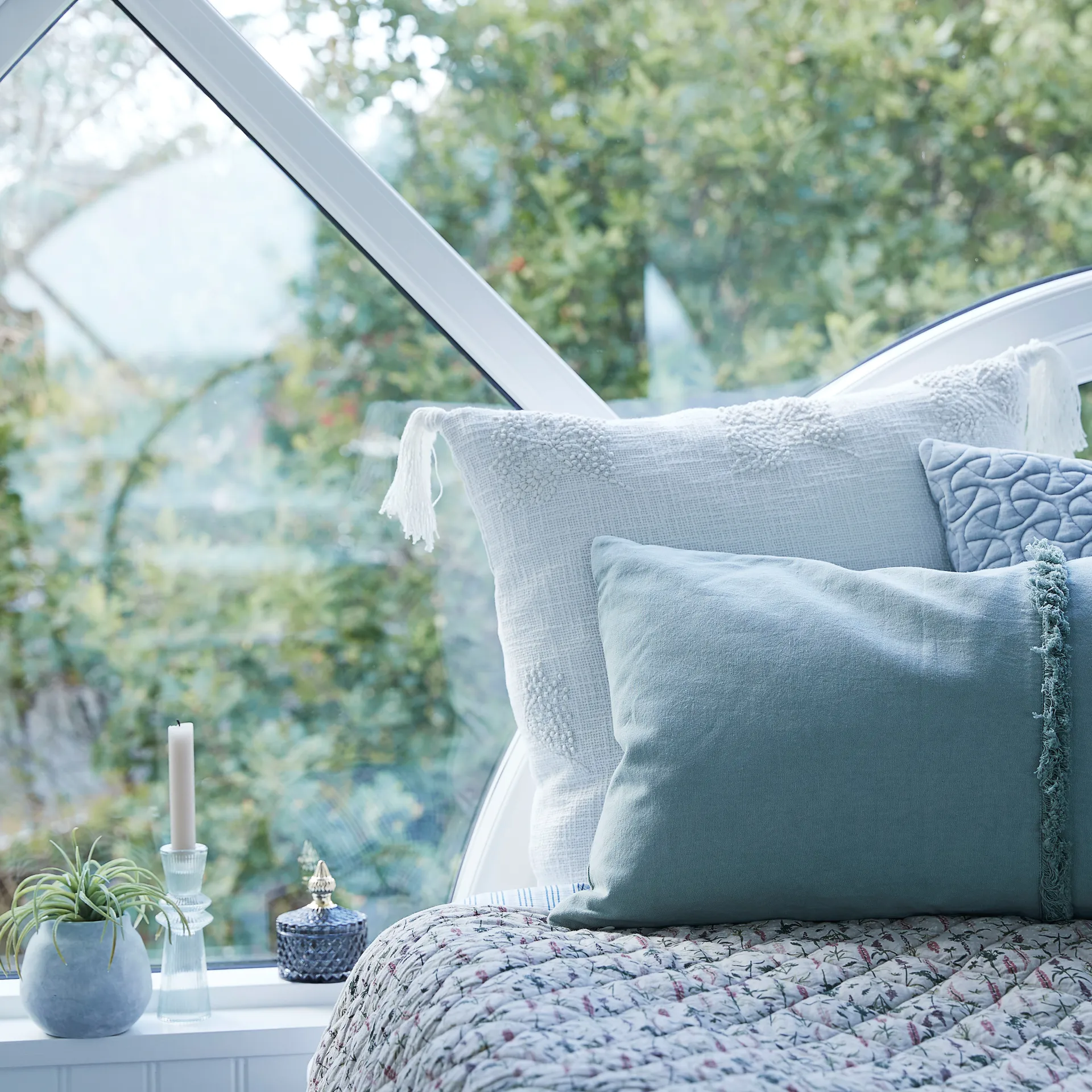 Candelabro Sivia 15,5 cm, Iceberg green Lene Bjerre