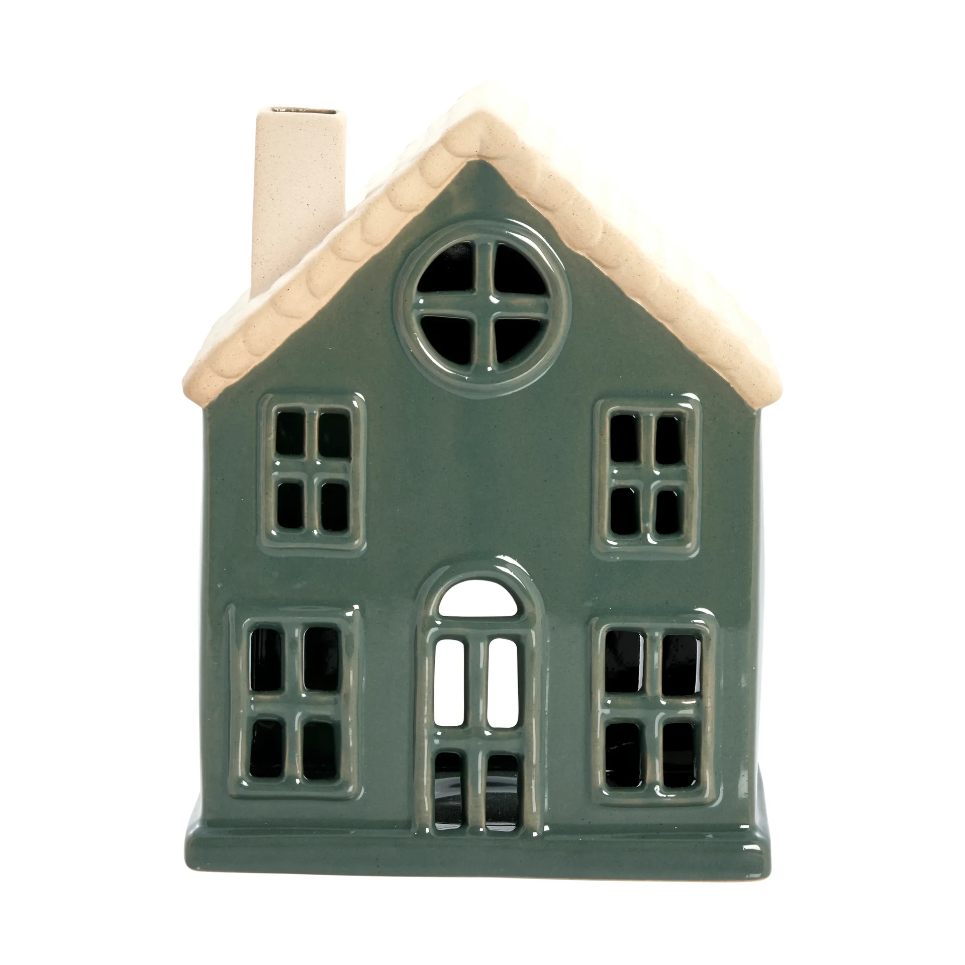 Casa decorativa Hollia 18 cm, Dark green Lene Bjerre