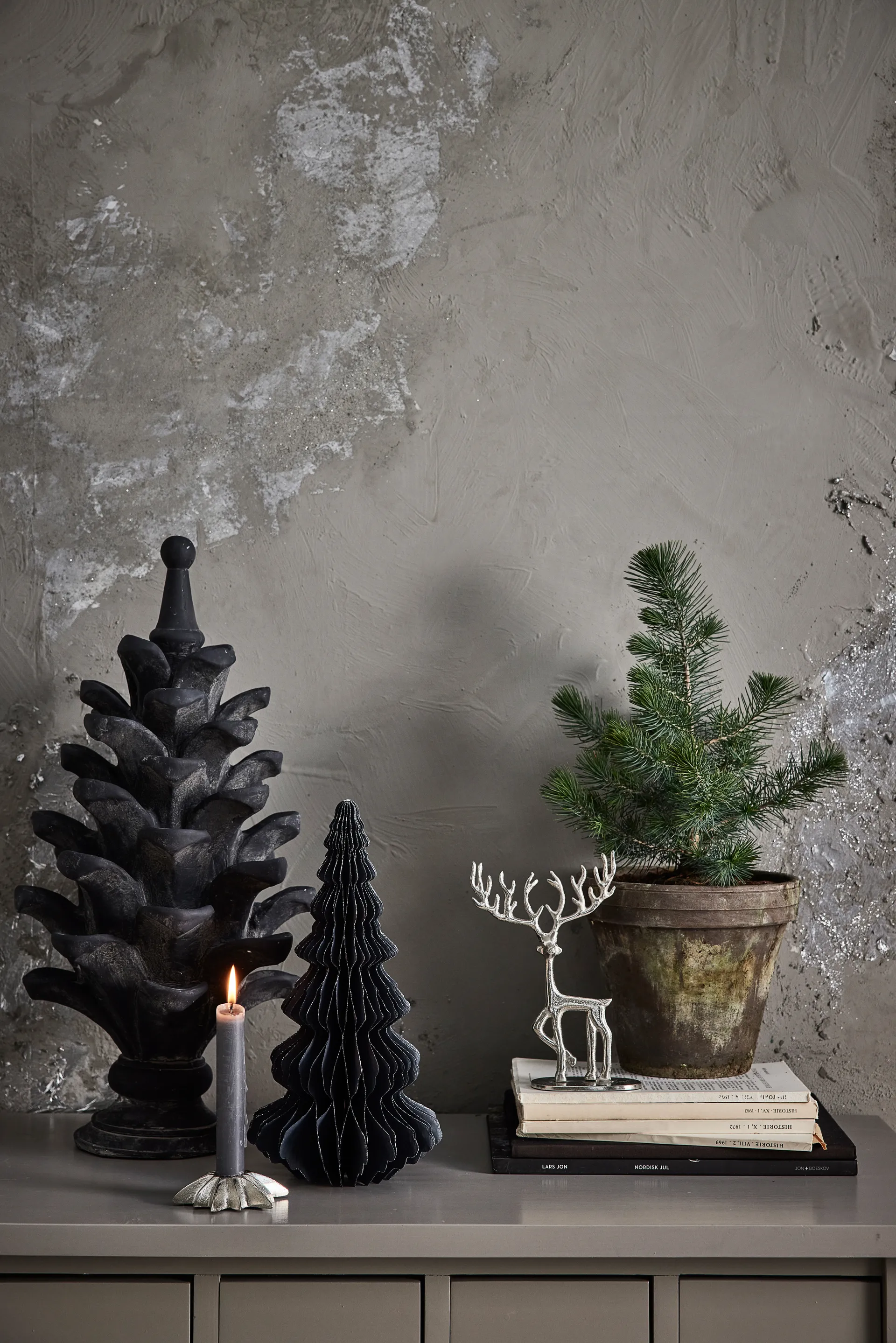 Ciervo Marely 19 cm, silver Lene Bjerre