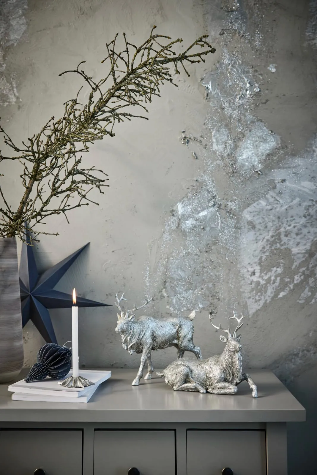Ciervo Sessia 17 cm, Plata Lene Bjerre